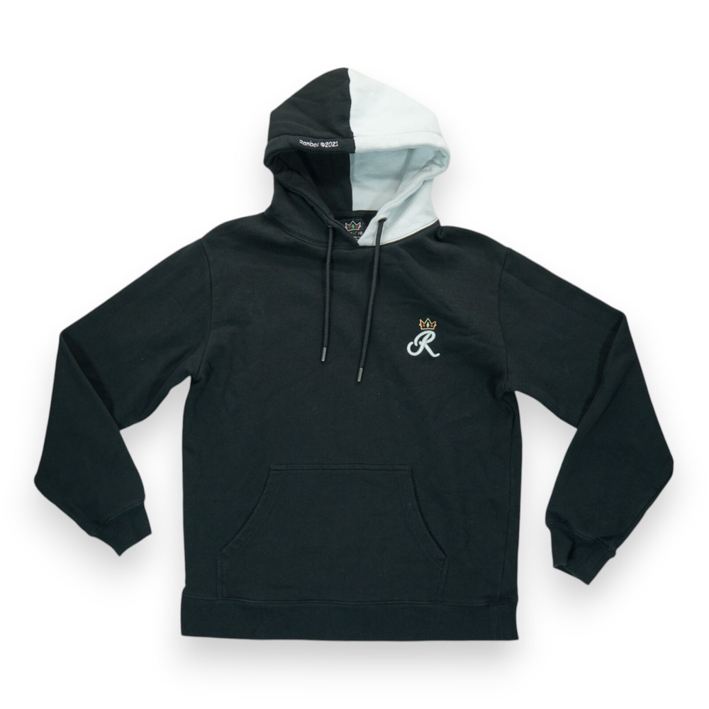 Ranboo The Beloved Official Split‎ Hoodie Size Large  Black and White